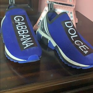 Blue Dolce Gabbana shoes, great condition .